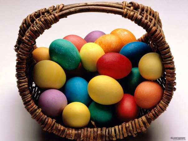 Натуральная окраска яиц